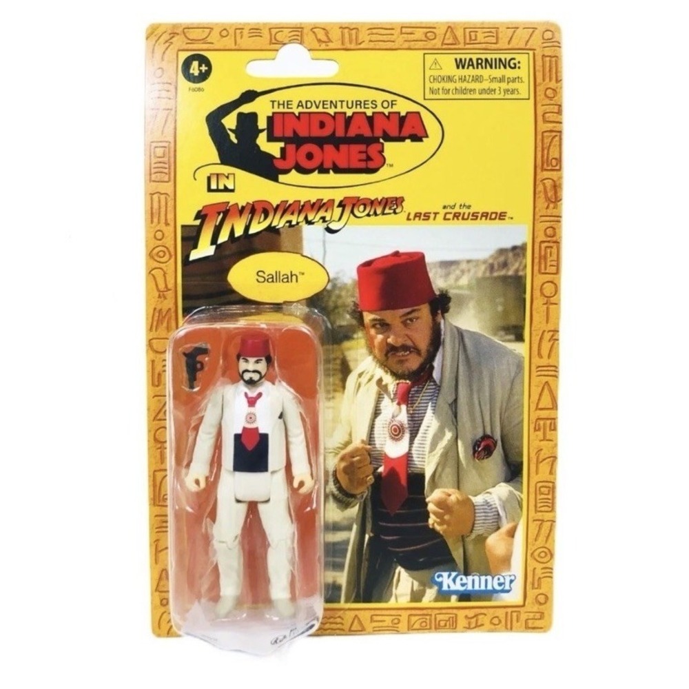Kenner The Adventures Of Indiana Jones And The Last Crusade Sallah 4" Figure NIB